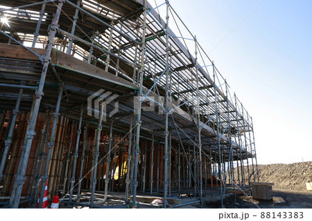 施設建設の足場工事 施設建設の足場工事 88143383