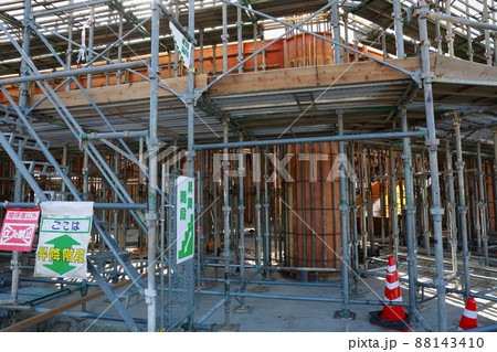 施設建設の足場工事 施設建設の足場工事 88143410