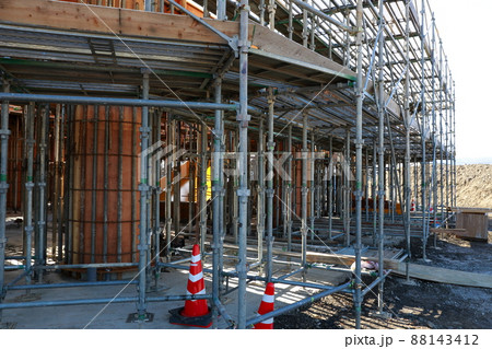 施設建設の足場工事 施設建設の足場工事 88143412