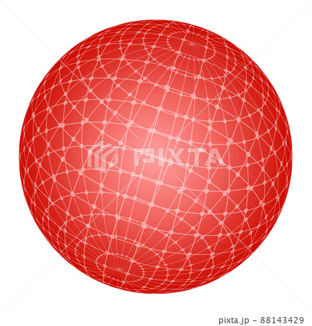 ネットワークの球体イメージ 88143429