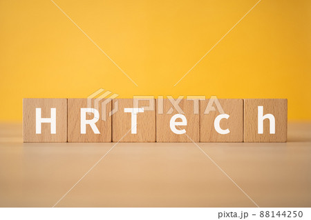 HRTechのイメージ｜「HRTech」と書かれた積み木 88144250