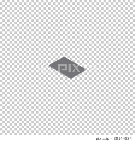 ノートパソコンのアイソメパース(右背面クローズ)スペースグレイ ノートパソコンのアイソメパース(右背面クローズ)スペースグレイ 88144824