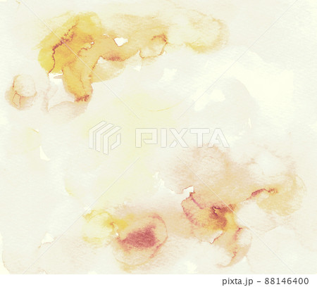 ブラウンの背景素材 手書き水彩イラストのイラスト素材