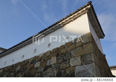 石垣・鉄砲狭間(姫路城/兵庫県姫路市) 石垣・鉄砲狭間(姫路城/兵庫県姫路市) 88146668