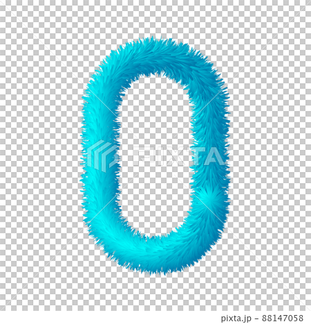 ベクター柔らかいふわふわ数字 88147058