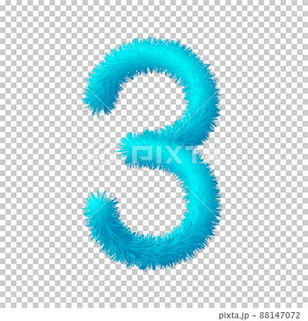 Vector soft fluffy numbers Vector soft fluffy numbers 88147072