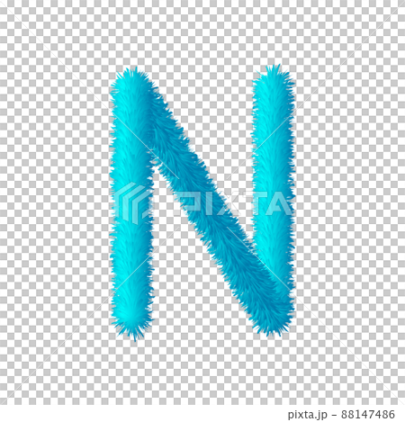 Vector soft fluffy alphabet Vector soft fluffy alphabet 88147486