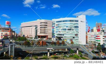 埼玉県川口市のJR東日本の川口駅とその周辺の風景(2022年撮影) 埼玉県川口市のJR東日本の川口駅とその周辺の風景(2022年撮影) 88148401