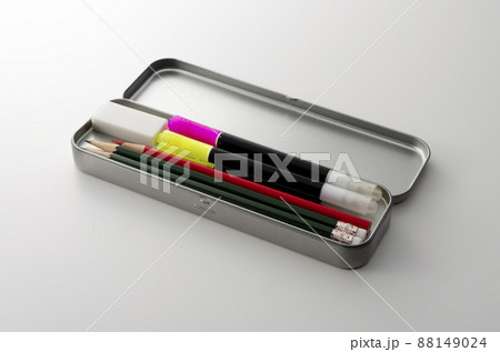 The white back photography of the pencil case The white back photography of the pencil case 88149024