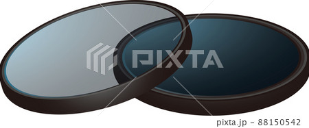 一眼レフ用のレンズフィルター2枚 一眼レフ用のレンズフィルター2枚 88150542