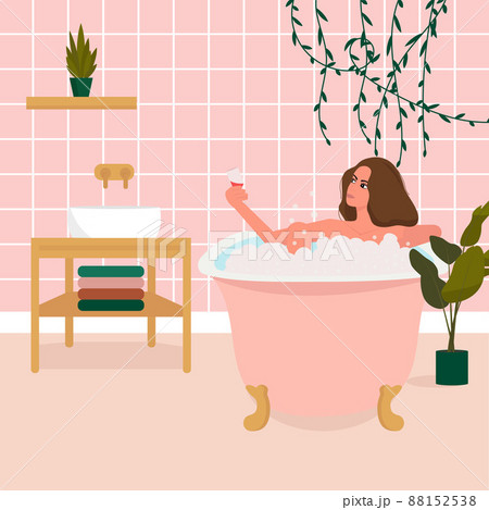 young Girl in Bath