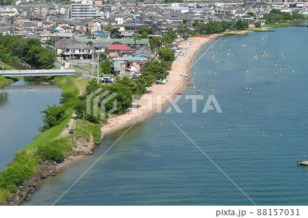 夏の真野浜を眺める 夏の真野浜を眺める 88157031