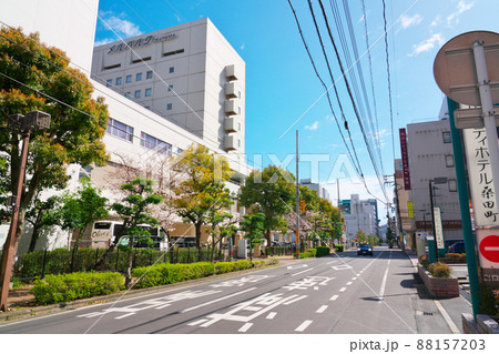 メルパルク岡山と周辺の市街地の風景3　岡山県岡山市北区 88157203