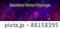 Seamless Night City Landscape 88158395