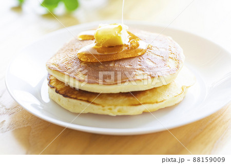 あまくておいしい手作りホットケーキ 写真素材 あまくておいしい手作りホットケーキ 写真素材 88159009
