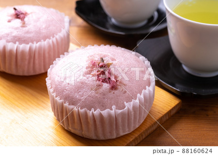 桜の蒸しパン 88160624