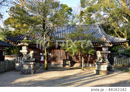鏡作坐天照御魂神社の拝殿 88162182