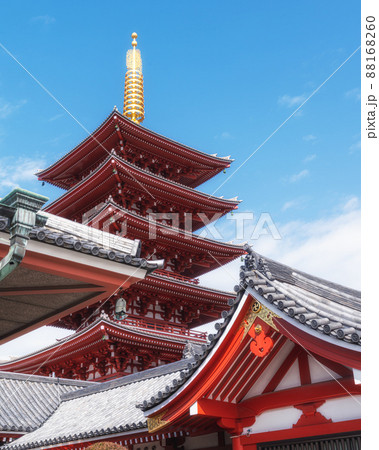 東京都台東区 春の浅草寺 東京都台東区 春の浅草寺 88168260