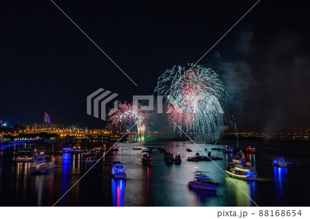 Night view of the Dadaocheng Fireworks Festival 88168654
