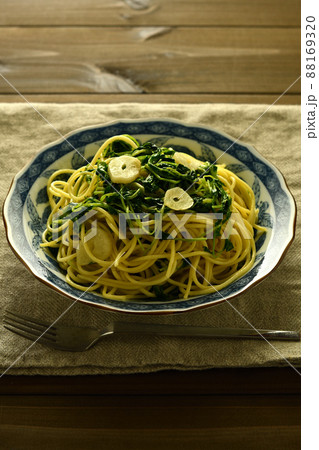 豆苗パスタ 88169320