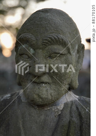 石仏の顔（喜多院･五百羅漢／埼玉県川越市小仙波町） 88170105