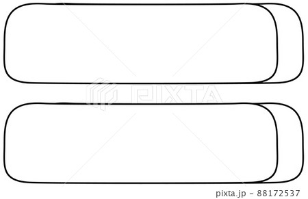 Equal sign black and white doodle character 88172537