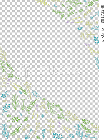 斯堪的納維亞風格簡約植物角背景框 88173249