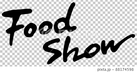 Food Show、筆文字ベクター素材 88174598