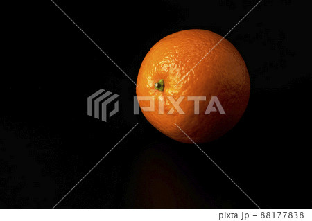 Orange on a black background. Vegan and vegetarian food 88177838