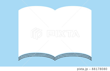 タイトル用イラストフレーム 本・見開き・ノート タイトル用イラストフレーム 本・見開き・ノート 88178080