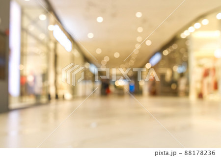 shopping mall blurred background. Light blur store interior with bokeh 88178236