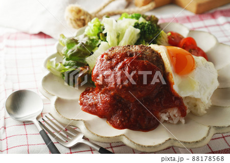 ロコモコ丼(ハンバーグ) 88178568