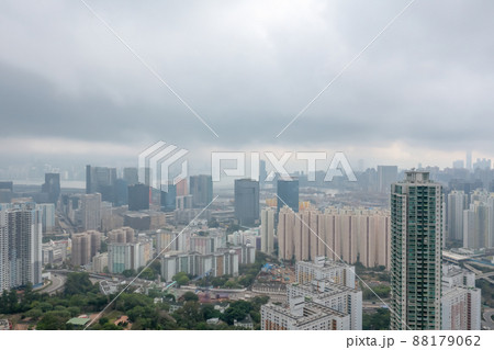 the cityscape of residential Area at kwun tong district, hk 26 March 2022 88179062
