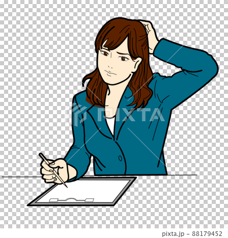 忙碌的商界女強人圖 88179452