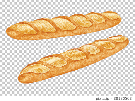 french loaf clipart