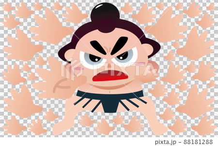 相撲 張り手 88181288