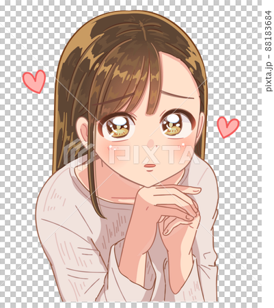 あざとかわいい女の子 88183684