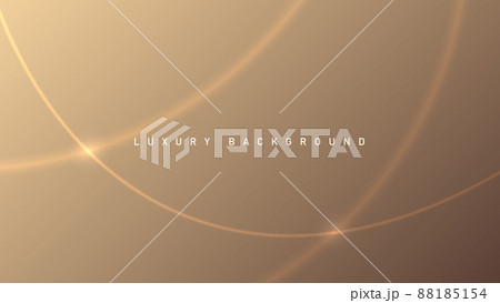 Gold luxury background with light elements template for your design 88185154