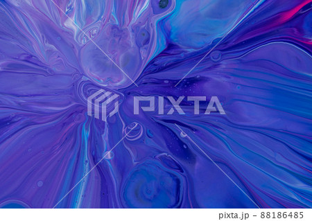 Marble pattern from colored liquid acrylic paints. Colorful abstract background Marble pattern from colored liquid acrylic paints. Colorful abstract background 88186485