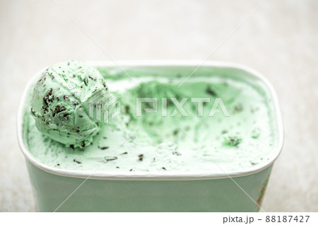 Mint Choc Chip Ice Cream 88187427