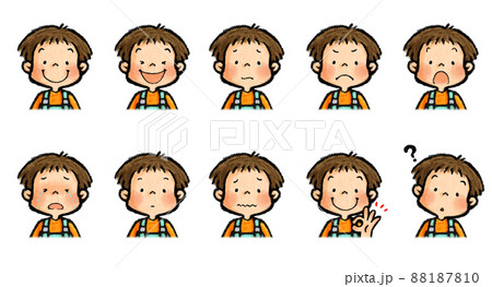 子供の表情セット 子供の表情セット 88187810