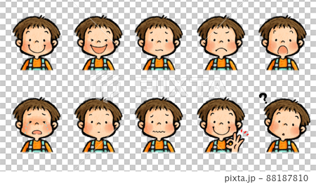子供の表情セット 子供の表情セット 88187810