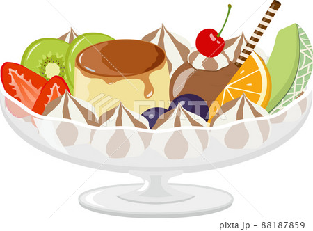 プリンアラモード チョコクリーム プリンアラモード チョコクリーム 88187859