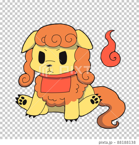 狛犬・オレンジ 88188138