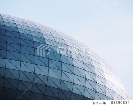 Modern building exterior Metal wall Curve  88190854