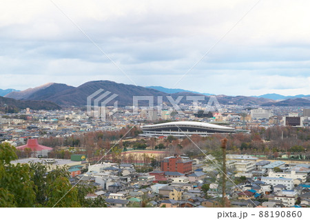 京山から見た岡山市街2　岡山県岡山市北区 88190860