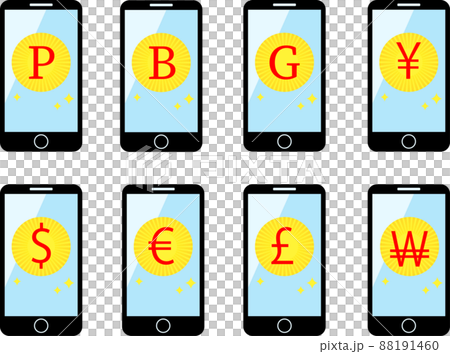 無現金支付圖標集 4 無現金支付圖標集 4 88191460