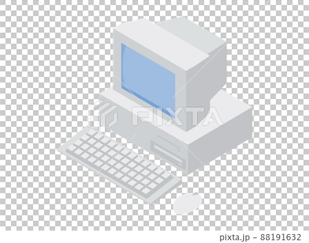 經典計算機插圖等距無主線 88191632