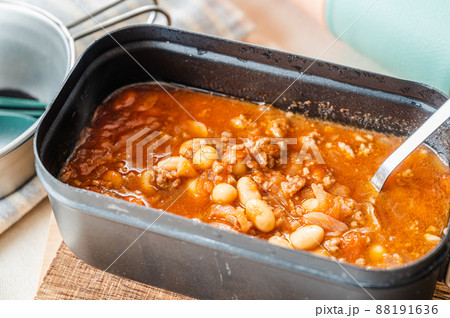 メスティンで作るチリコンカン 88191636