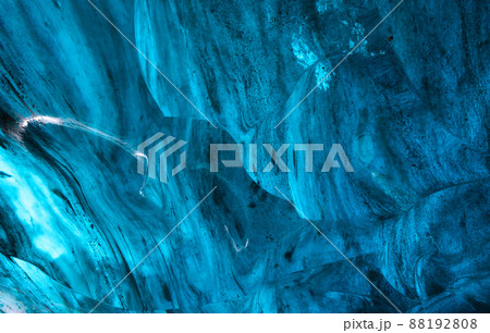 The Ice Cave in Iceland. Crystal Ice Cave. Vatnajokull National Park. 88192808